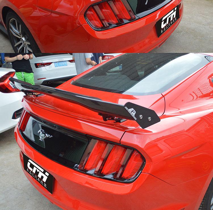APR Style Carbon Fiber Rear Wing for 2015-2023 Ford Mustang - Modified Wind Deflector