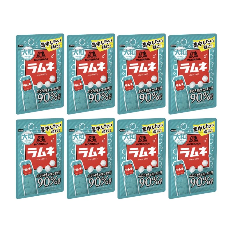 

[8 bags] morinaga confectionery Large Ramune 41g x 8 bags