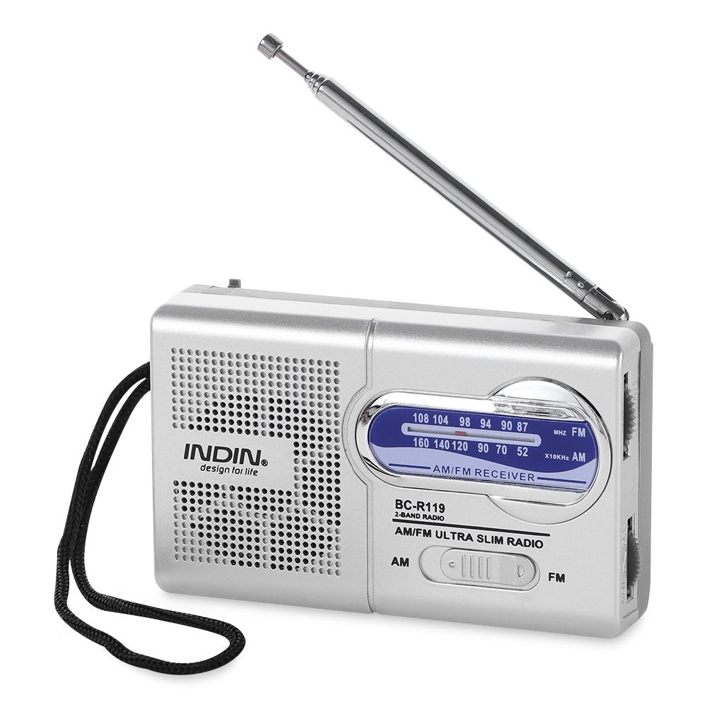

Outdoor Portable Speaker Mini Radio AM/FM Pocket Weather Radio World Receiver
