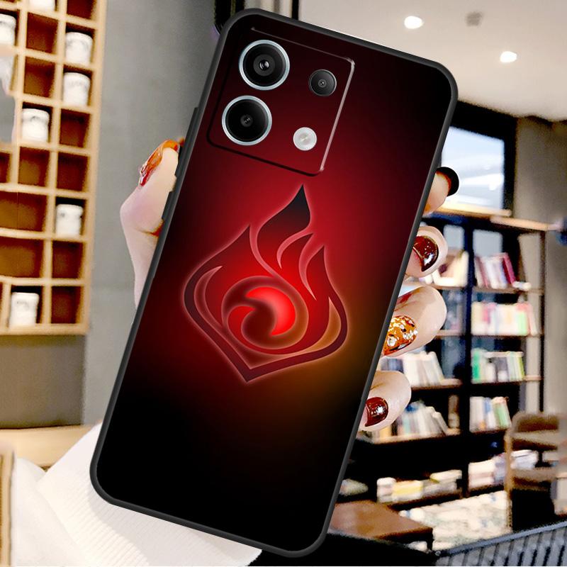 Genshin Impact For Xiaomi Redmi Note 14 Pro 13 12 11 9 10 15 Pro Plus Case For Redmi 15 15C 14C 10C 12C 13C