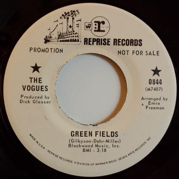 7inch Record VOGUES - Green Fields 0844 REPRISE RECORDS 1969 UK Pop Used