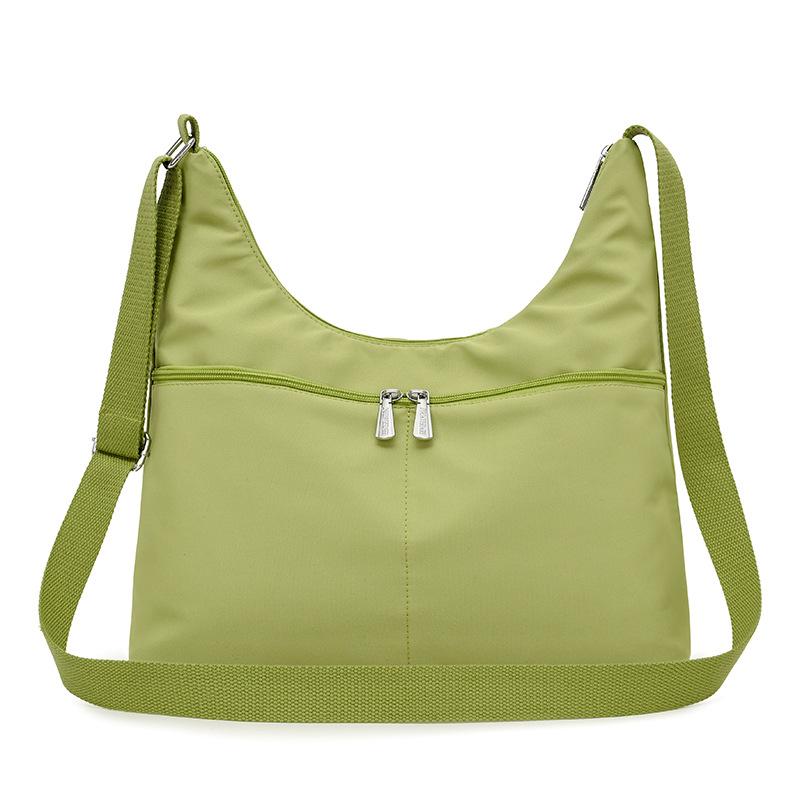 

Женская сумка большой вместимости, однотонная сумка-тоут, сумка через плечо зелёный