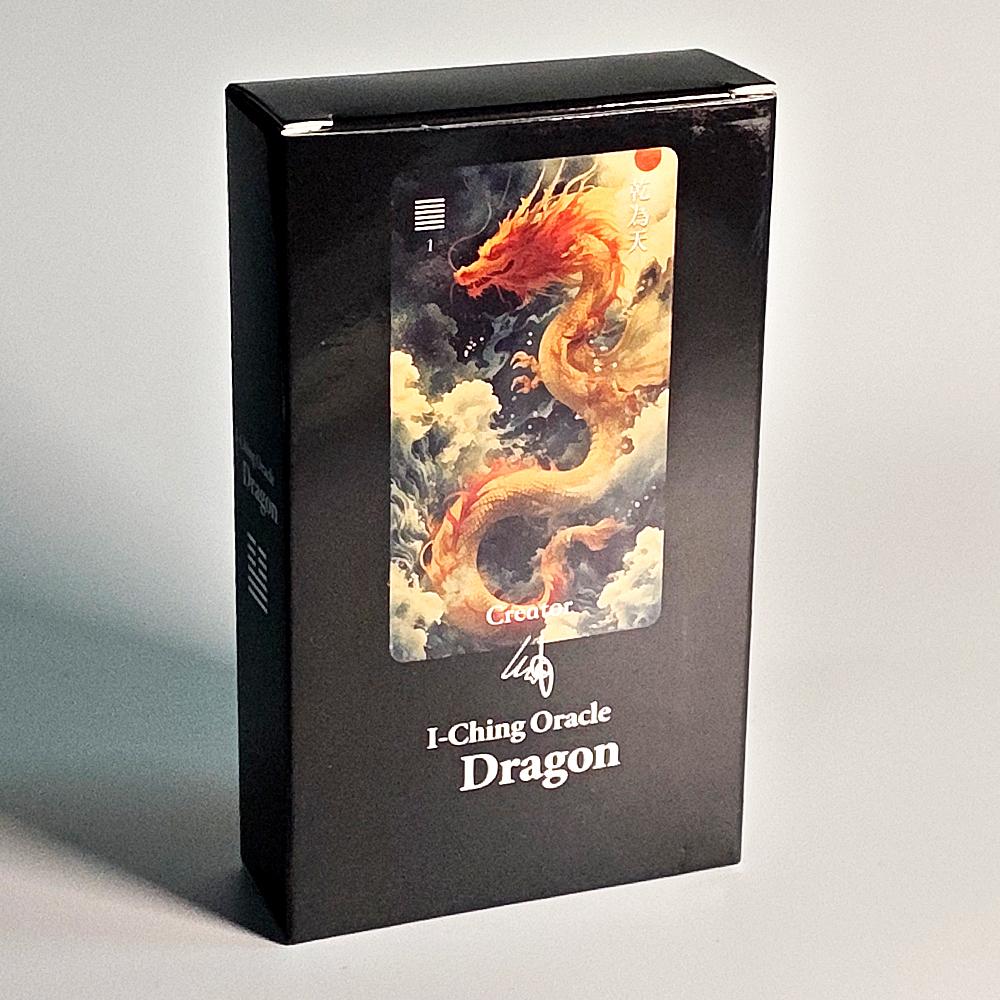 I-Ching Oracle Dragon Deck: 64 Divination Cards with Traditional Hexagrams  Mystical Animal Art – Ancient Wisdom 10.3*6cm