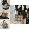 Fashionable Womens Large Capacity Brown Shoulder Bag With Unique Street Style Elements