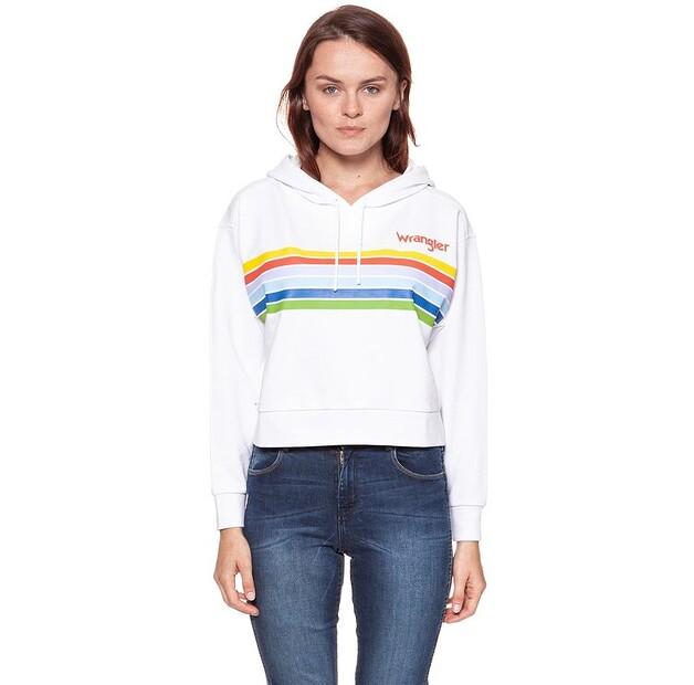 Толстовка с капюшоном Wrangler CROPPED HOODY EU XS