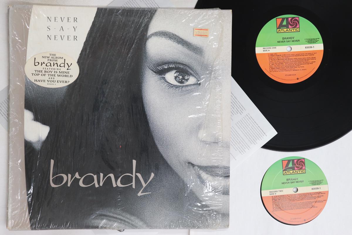 LP Record BRANDY Never Say Never 830391 ATLANTIC 1998 US Rap HipHopRB Used
