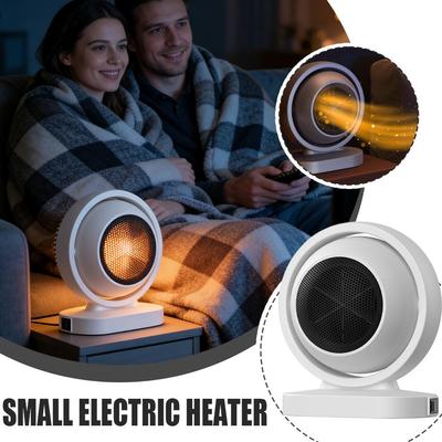 Desktop Heater Mini Portable Personal Heater Energy Saving Electric Warm Fan Safe For Home Office Study Bedroom Winter Tools