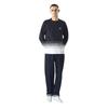 Pretty Green Mens Striped Crew Neck Relaxed Fit Jumper