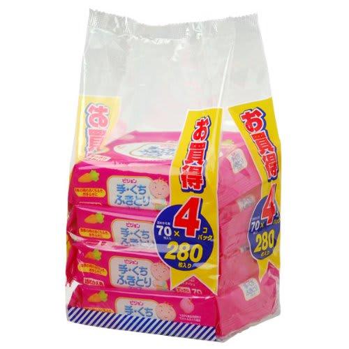 

[pigeon ] hand and mouth wipes refill 70 sheets x 4 pack