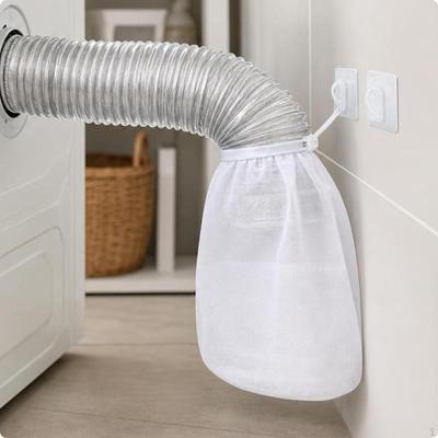 2 Pieces Dryer Vent Lint Catcher Bag | Easy To Empty, Reusable, Fiber Collector, for