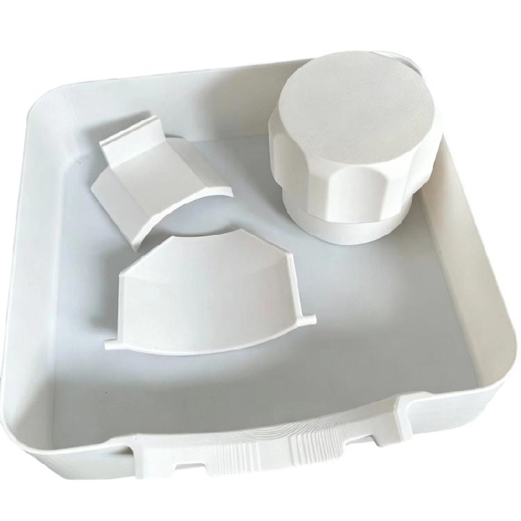 Tavă de spălare superioară pentru controlul umidității în camera de spălătorie, Set de tăvi de scurgere pentru mașina de spălat din plastic alb turnat