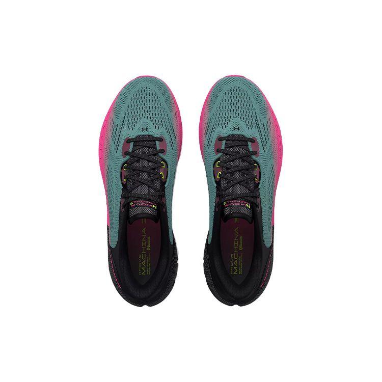 Under Armour HOVR Machina 3 Fashion Comfortable Sports Fabric Low-Top Casual Running Shoes Men Sneaker Black Pink 3025655-001
