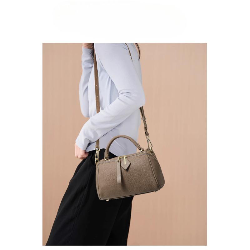 New Top Layer Cowhide Spring and Summer Niche Pillow Bag Popular Fashion One Shoulder Crossbody Bag