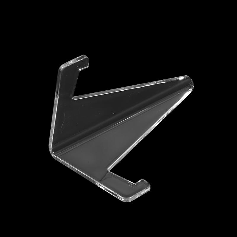 Mini Adjustable Protector Holders with Acrylic Stands Bases Desktop Clear Picture Photo Frames Card Rack Home Decor