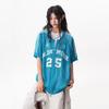 BWKA Retro Sporty Knitted Hollow Cardigan T-Shirt