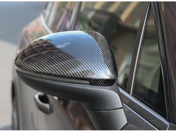 Porsche Cayenne 9Y1 Carbon Fiber Rearview Mirror Cover Replacement