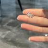 Kjærlig Hjerte Full Zirkonium Søt Ørebeinklips Uten Piercing Bruk Alt-i-Ett Kompakt Øreklips Enkelt Venstre Ørepigg