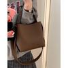 Retro portable bucket bag women's 2025 new trendy Korean underarm bag super hot ins shoulder crossbody bag