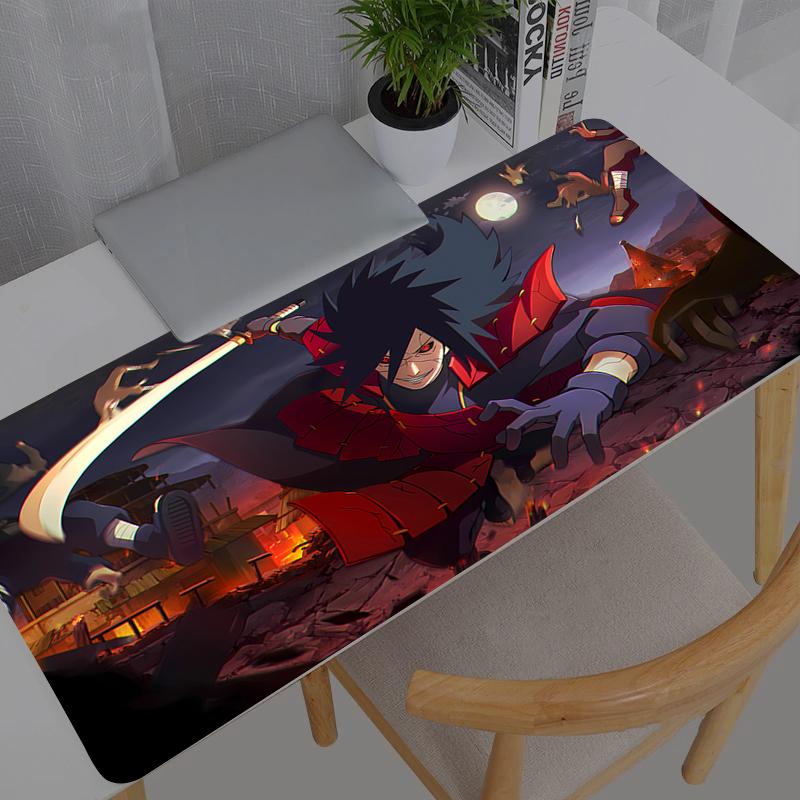 Mouse Pad Anime Naruto Gaming Durable Accessories Varmilo Keyboard Desk Mat Gabinete Gamer Carpet Mousepad Mouse Mats
