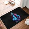 Vibrant Geometric Diamond Design Floor Mat - Modern and Artistic Décor for Home Entrances, Living Rooms, and Bedrooms