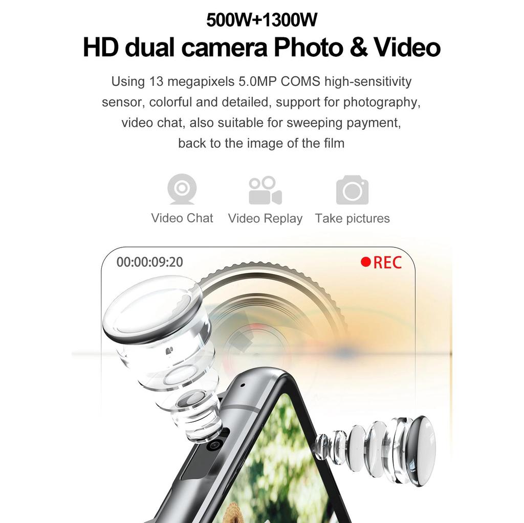 4G Android 11 Smart Watch 2.88'' Touch Screen 4GB 64GB GPS WiFi SIM Watch Phone