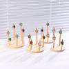 Sturdy Solid Wood Jewelry Display Stand Accessory for Rings Watches Bangles Organizers Storage Tray Showcase Prop
