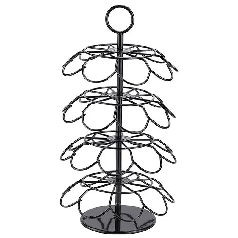 Coffee Capsules Holder Rotating Coffee Pod Storage Display Rack 36 Pod Capacity for K-CUP for Dolce Gusto Coffee Lovers Tools