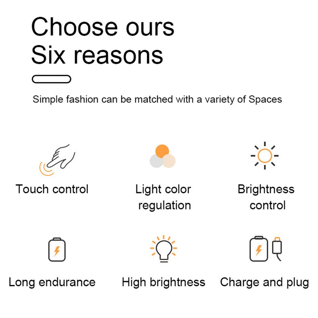 Kleurrijk Sfeerlicht voor Nachtkastje USB Nachtlampje Oplaadbaar Outdoor Mini Campinglampje met Haak