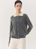 Women's Cashmere-Feel Lapel Cardigan: Autumn/Winter Loose Knit Brushed Top
