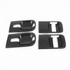 6 Piece Carbon Fiber Style Door Handle Bowl Cover Kit for Hyundai Grand Starex H1 2019 ABS Trim Upgrade Exterior Protection