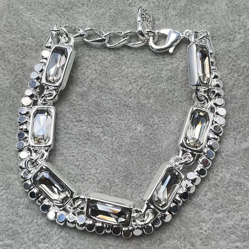 UNOde50 2024 Luxury Gemstone Women s Bracelet - Romantic Jewelry Gift Bag, Popular in Europe