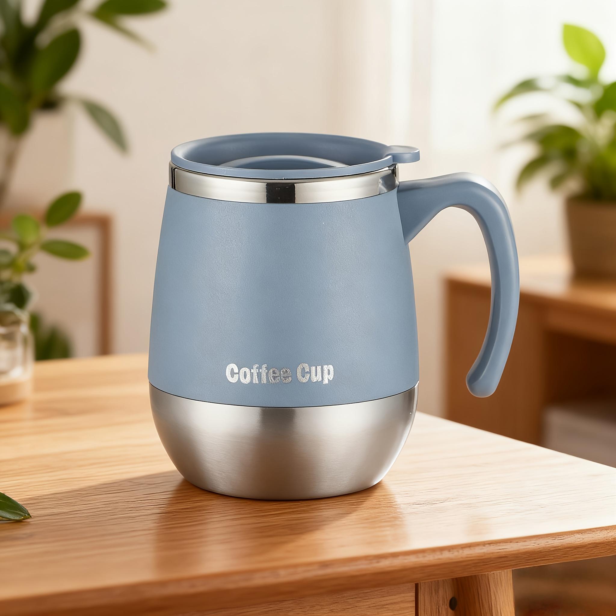 

500ml Stainless Steel Insulated Coffee Cup, Double-layer Insulated Cup for Hot and Cold Drinks, Home Outdoor Mug, Holiday Gift 500ml синий
