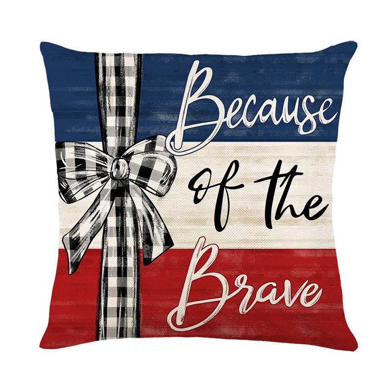 Linen Printed Pillow Cover Home Living Room Decoration Pillow Cover Bedroom Cushion Cover