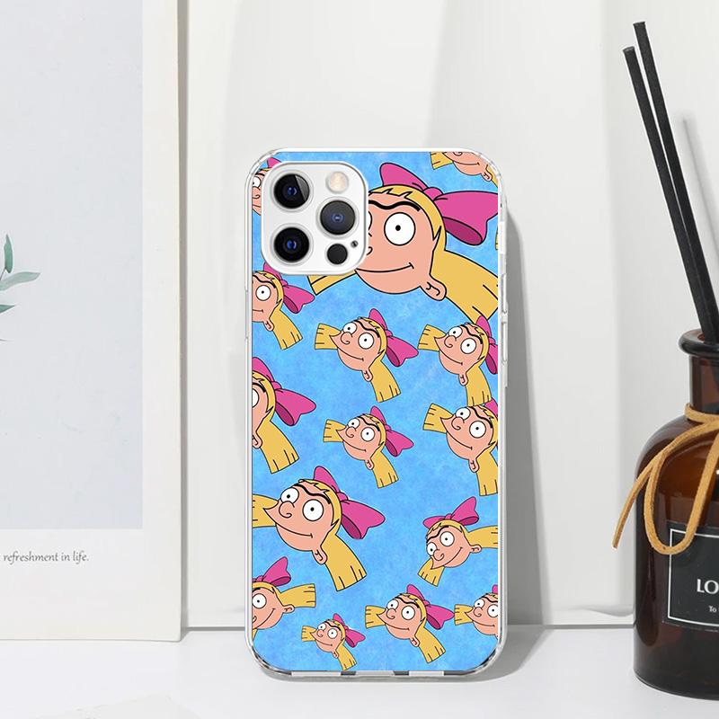 Cartoon Hey Arnold Fondos Phone Case For Iphone 17 Air 16 15 Plus 16E 14 Pro Max 13 Mini 12 11 7 8 SE Fundas Soft Back Cover 17