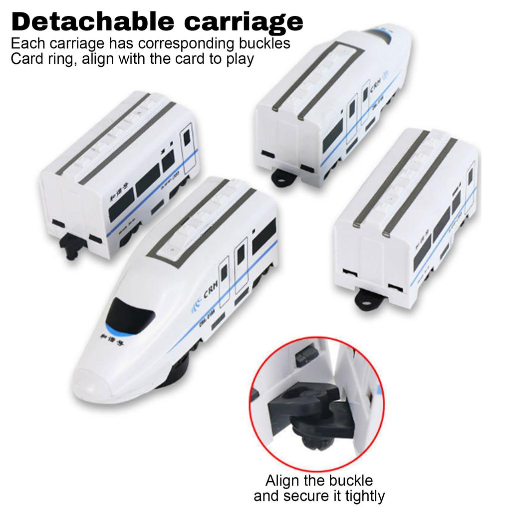 Electric Train, Educational Motorized Train For Different Ages, With Rechargeable Batteries, Fun Learning For Boys, Best Gift For Boys