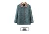 Grandma's Floral Spring-Autumn Lapel Jacket - Lightweight Coat for Elderly Women
