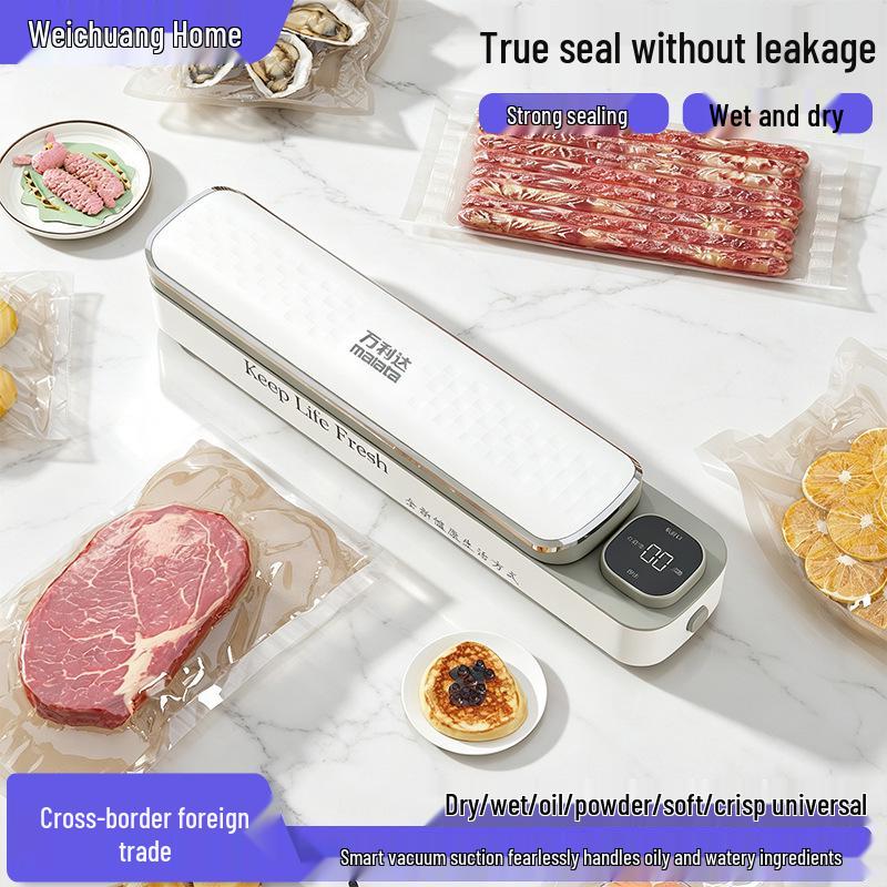 Compact Automatic Vacuum Sealer for Food Preservation