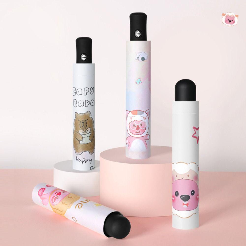 

Анти-УФ-зонт от солнца Capibala, водонепроницаемый автоматический зонт 2024, зонтик для дождливых дней