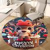 1pc Christmas Deer Chair Mat - Anime Cartoon Design, Non-Slip Carpet for Office Chairs, Home Decor, Living Room, Bedroom, Game Room & Dormitory.Z015
