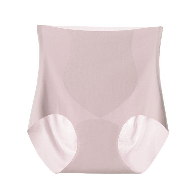 Women High Waist Large Size Seamless Antibacterial Tummy Control Hip Lifting Panties