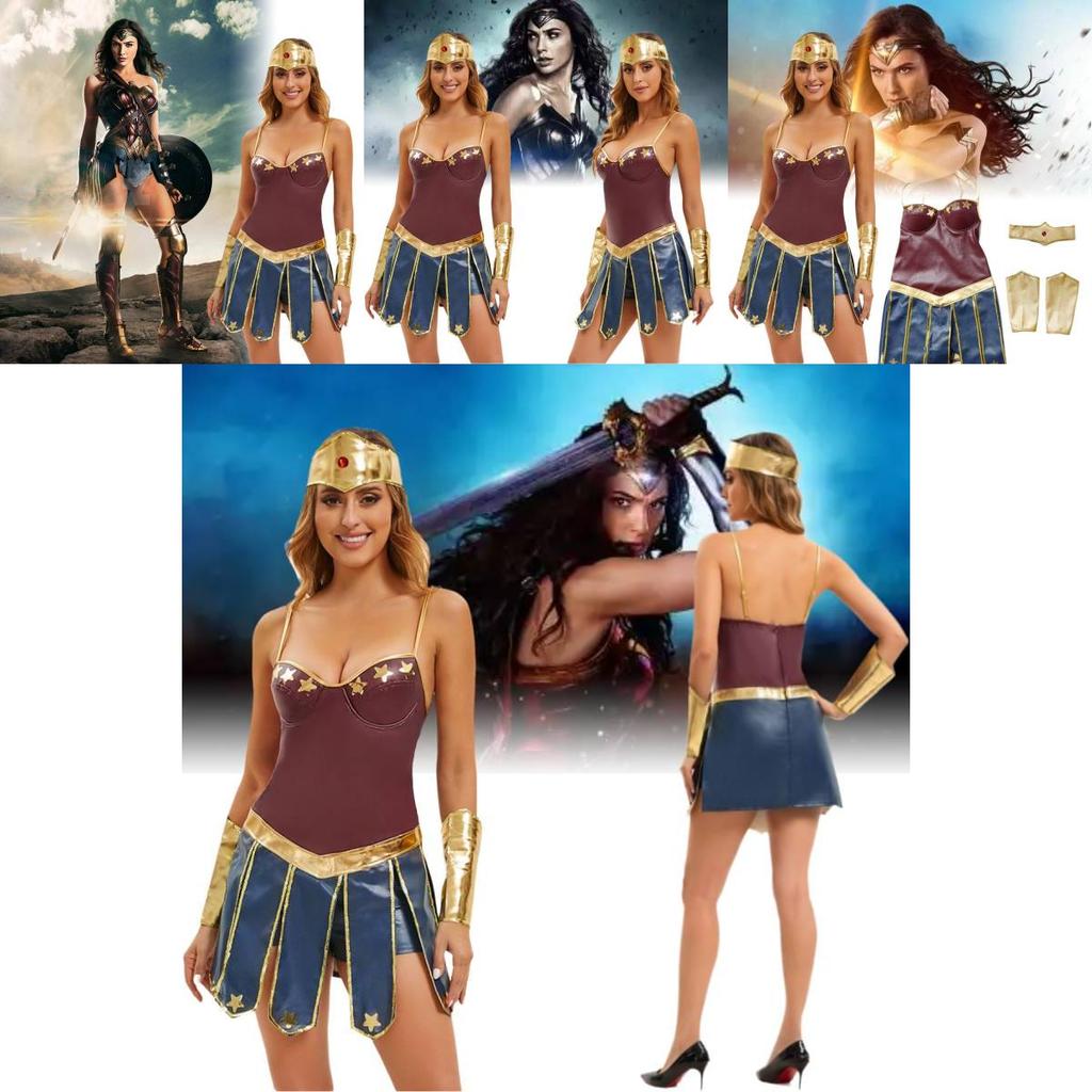Stunning 2024 Wonder Woman Costume Greek Goddess Roleplay Outfit For Women