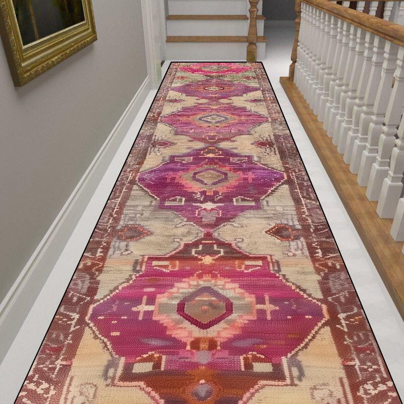 Persian Non-slip Washable Runner Rug for