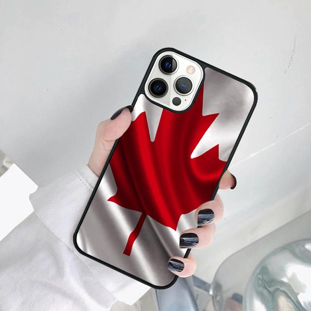 Canada Flag Phone Case Cover For iPhone 17 Air 15 Pro MAX 16 Plus 14 11 12 13 Coque