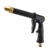 Black Plastic Copper-Plated High-Pressure Car Wash Water Gun and Shower Head