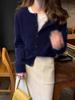 2025 A/W Women's Knit Cardigan: Round Neck, Long Sleeve, Loose Wool Pullover, Comfortable Solid Color Sweater
