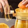 Manual Citrus Juicer with Reamer Heavy-Duty Orange Lemon Squeezer for Fresh Juice Dishwasher Safe Portable Citrus Juicer Tool for Home Kitchen