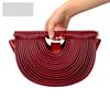 Beach Bag Semi-round Bamboo Joint Bag Evening Handbag