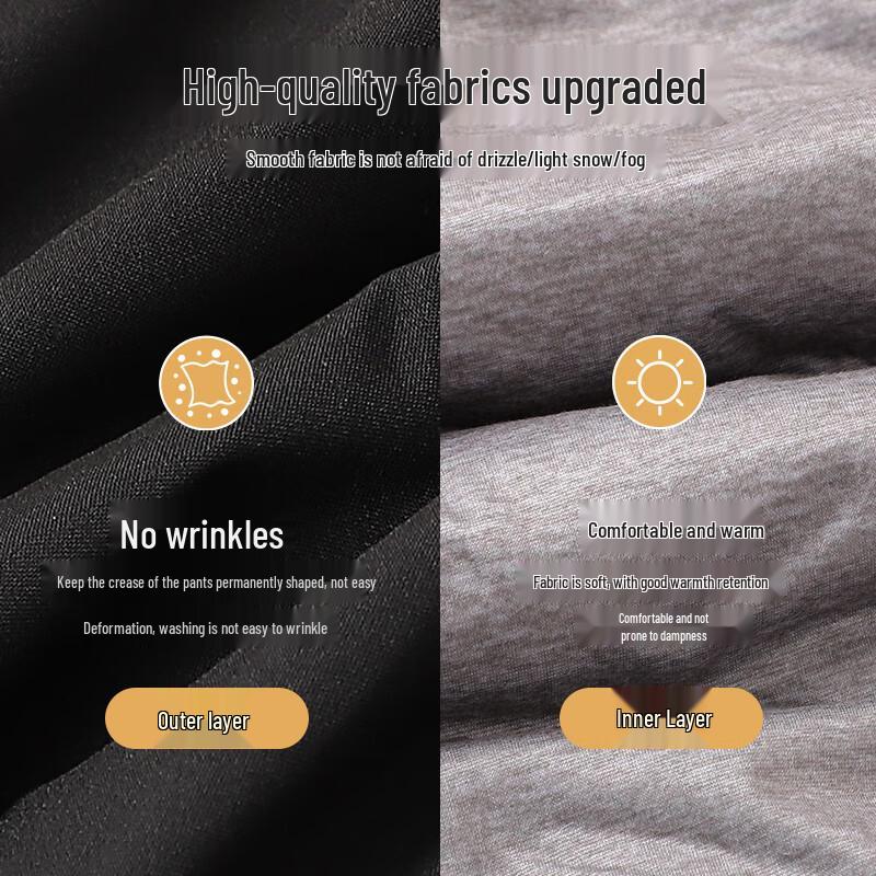 LANGSHA Women's Thickened Winter Duck Down Pants