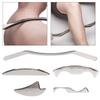 5pcs / set  Stainless Steel Gua Sha Scraping Massage Tool Muscle Pain Relieve Set
