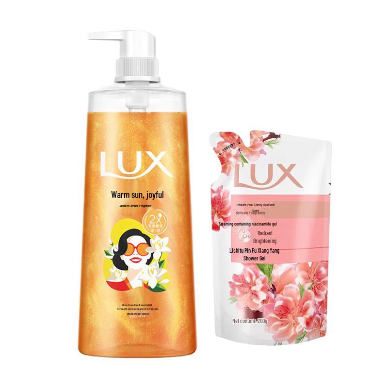 LUX Jasmine Amber Mood Fragrance Shower Gel